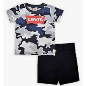 NEW! Boys 2 pc Levi’s Shorts Set